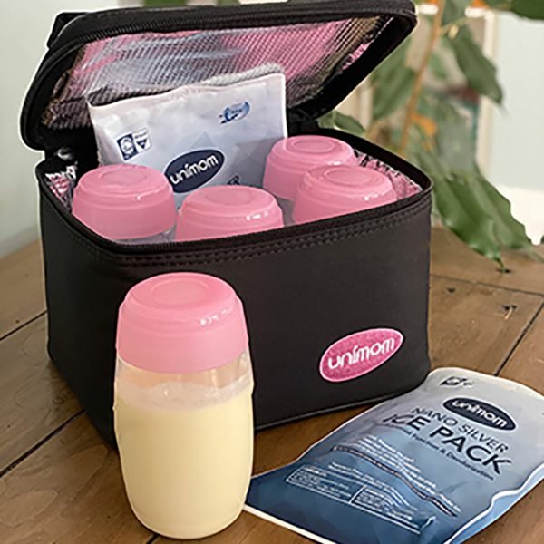 Cooler bag para almacenar leche materna