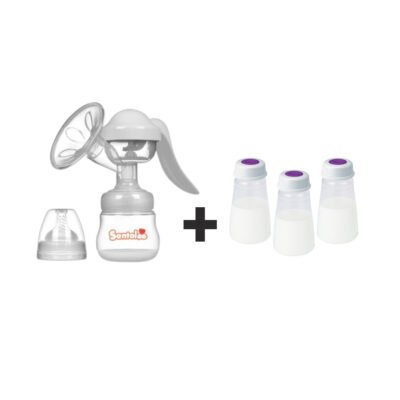 Pack Extractor manual de leche SANTOLEE + Botellas