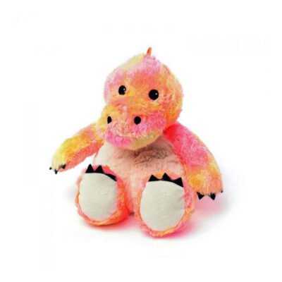 Peluche terapéutico térmico dino naranja